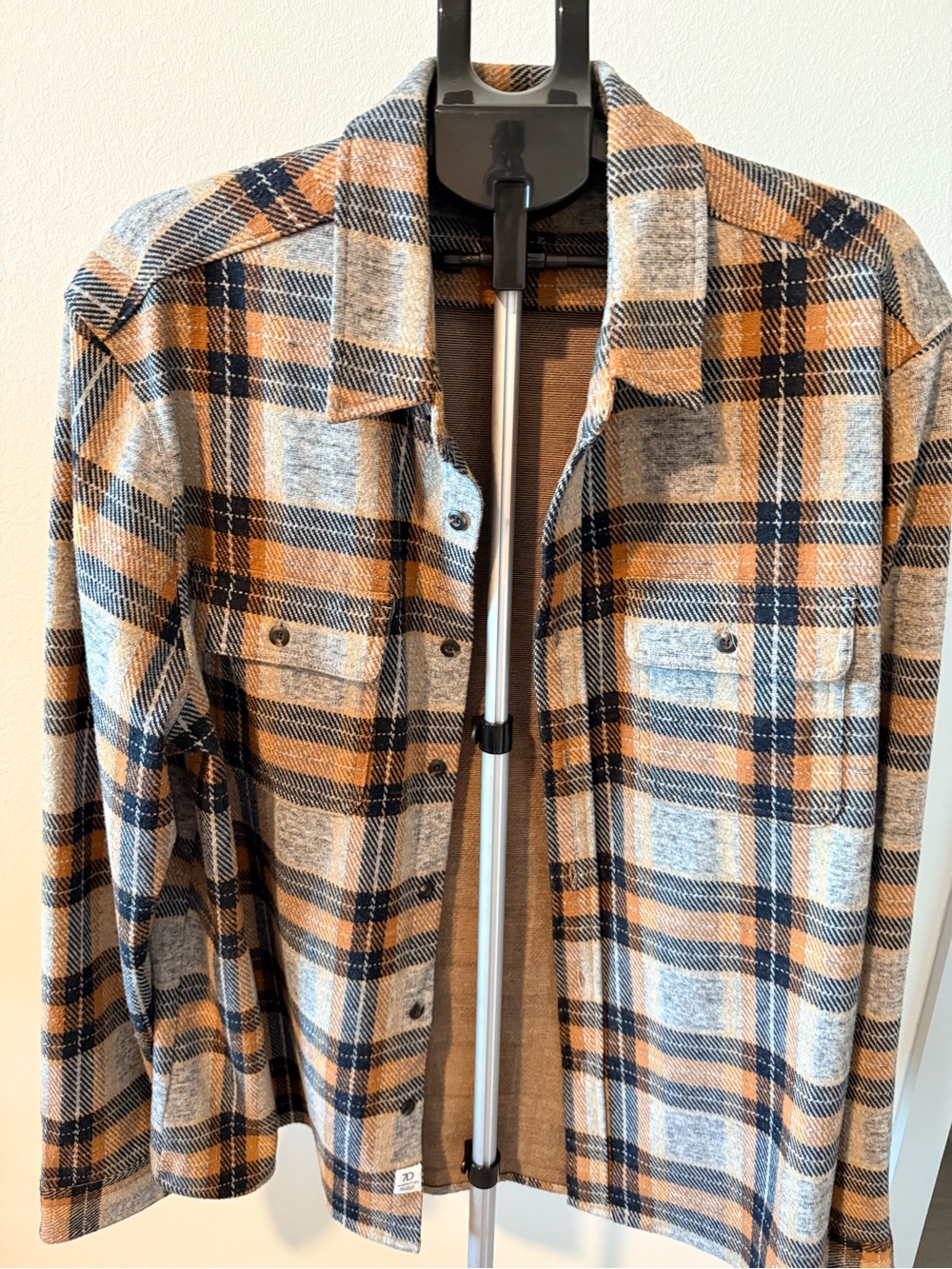 7 Diamonds Men's Plaid Jacket in Tan, Black and Gray SCHEELS - Picture 1 of 5